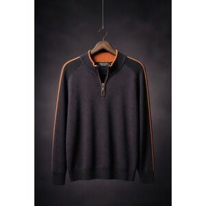Marcello Mens Made In Italy Size L. Merino Wool Blend..